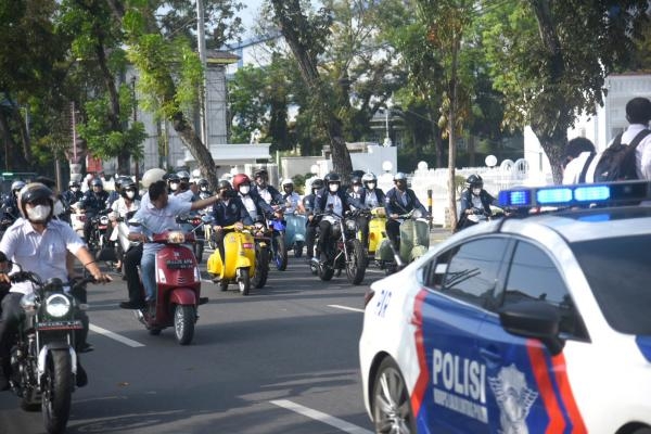 Edy – Ijeck Bersama Bupati/Walikota Kompak Naik Sepeda Motor ke Acara Musrenbang *Wujud Kebersamaan Wujudkan Sumut Bermartabat